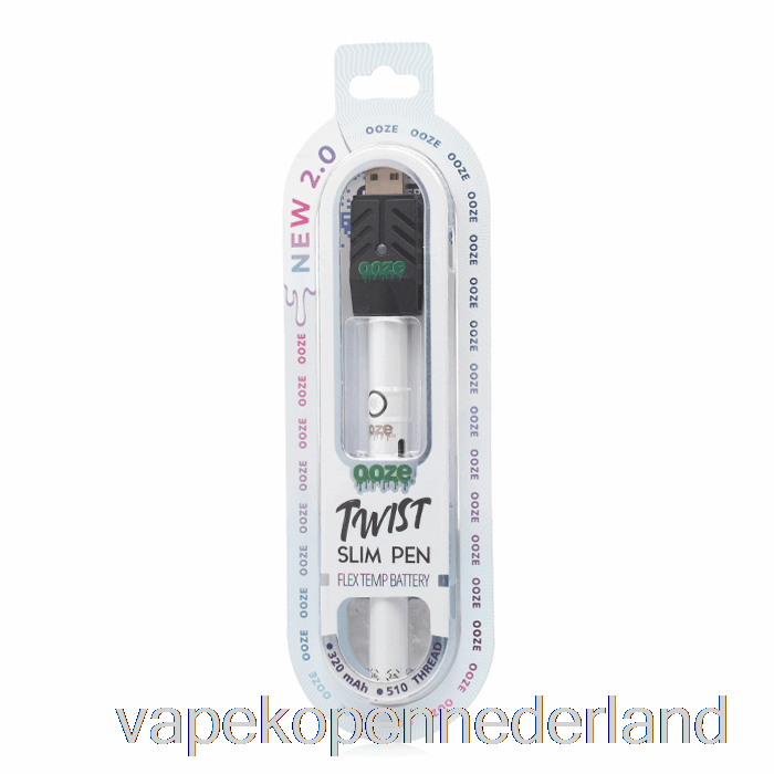 Vape Nederland Ooze Slim Twist Pen 2.0 Flex Temp Batterij Polar Parel